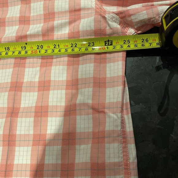 Calvin Klein Pink and White Casual Button Down Shirt - Picture 5 of 6